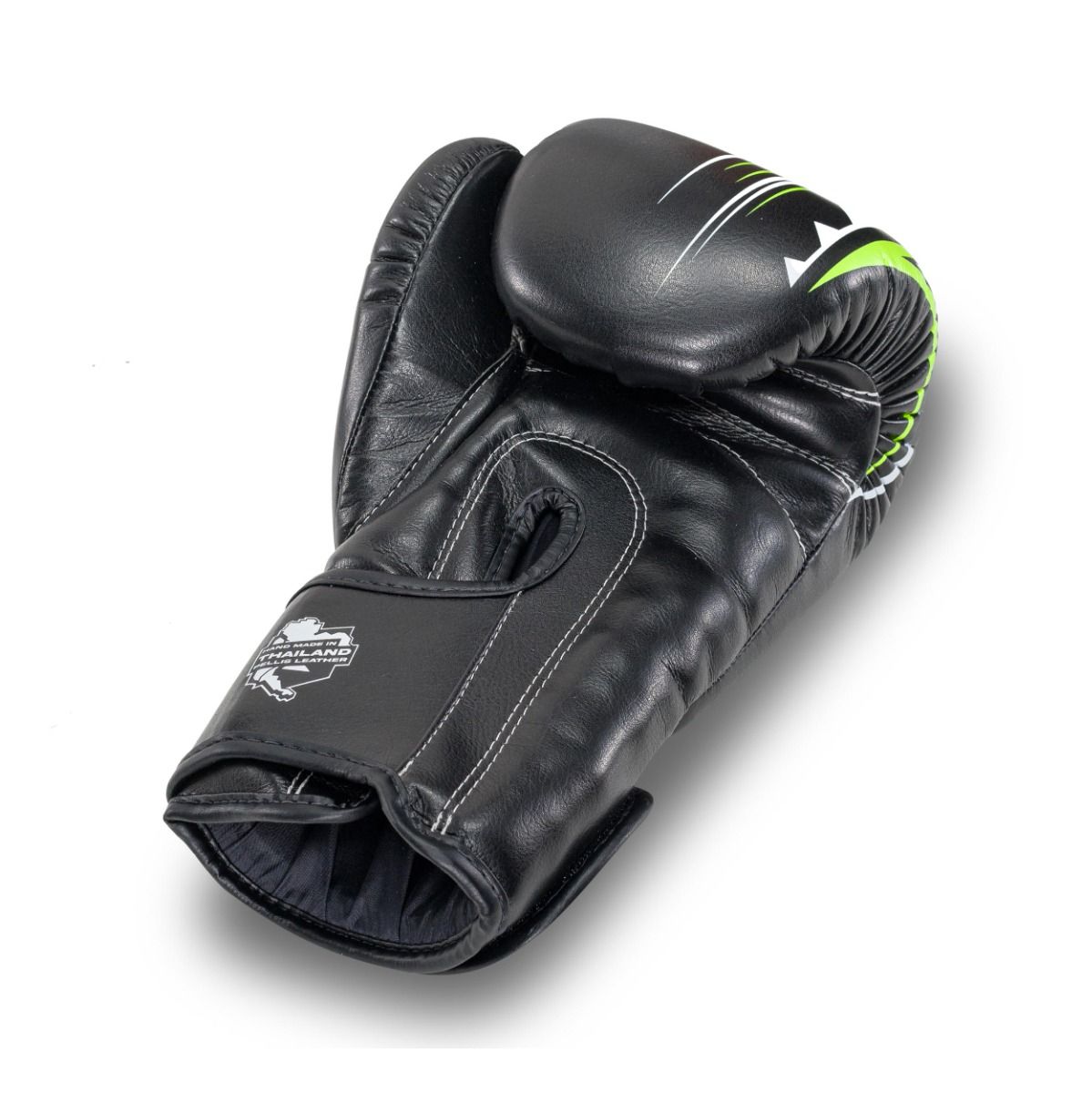 Gants de boxe King Pro Boxing Spartan 5 - noir/vert, KPB/BG SPARTAN 5