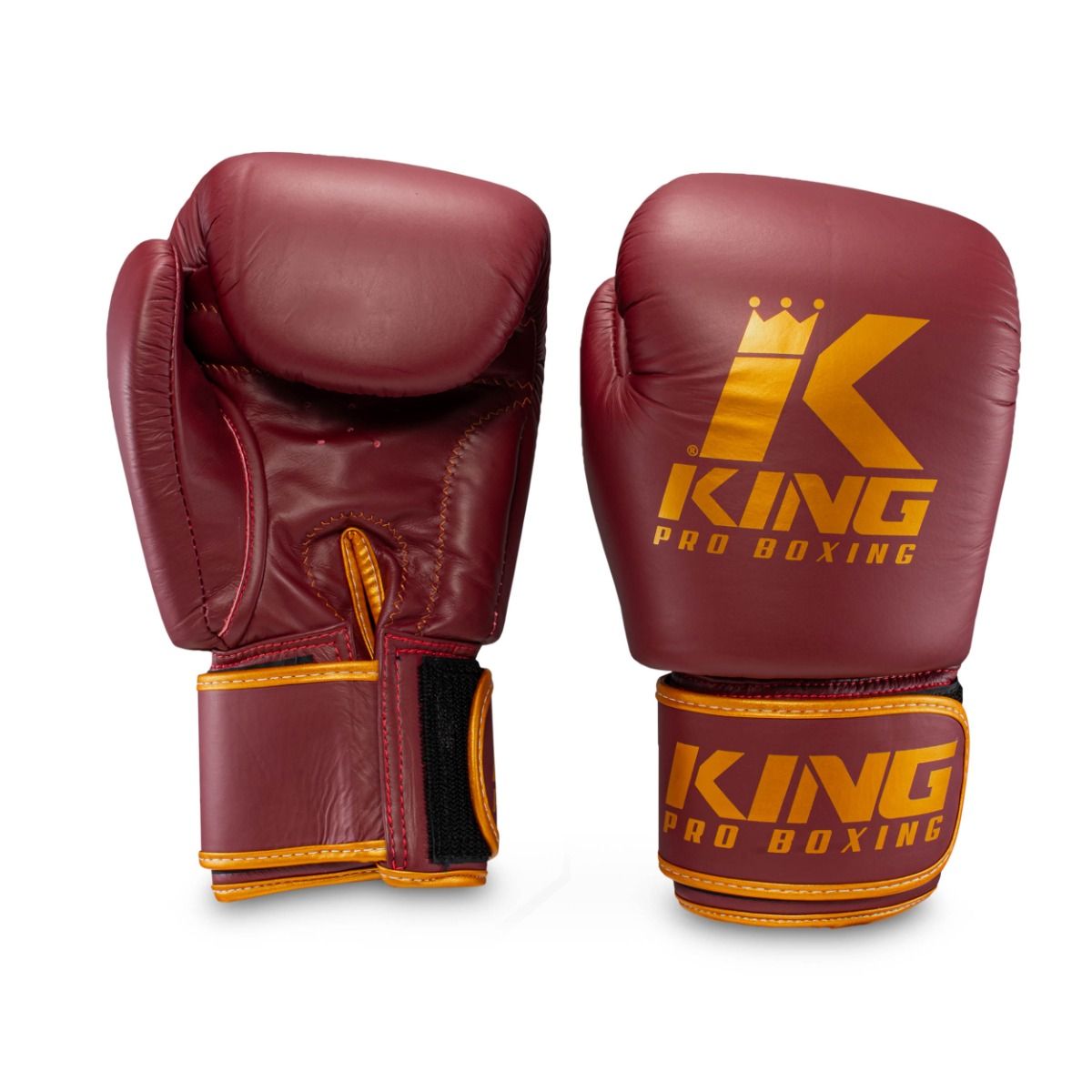 Gants de boxe King Pro Boxing OXBLOOD - vin/or, KPB/BGVL 3 OXBLOOD