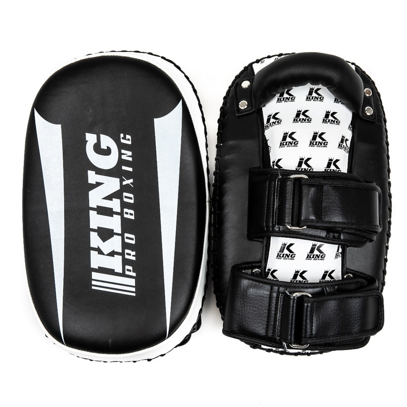 King Pro Boxing Mitts - black/white, KPB/REVO KP