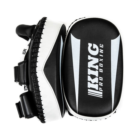 King Pro Boxing Mitts - black/white, KPB/REVO KP