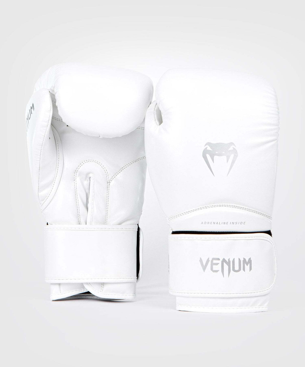 Venum Contender 1.5 Boxing Gloves – White/Silver, VENUM-05105-224