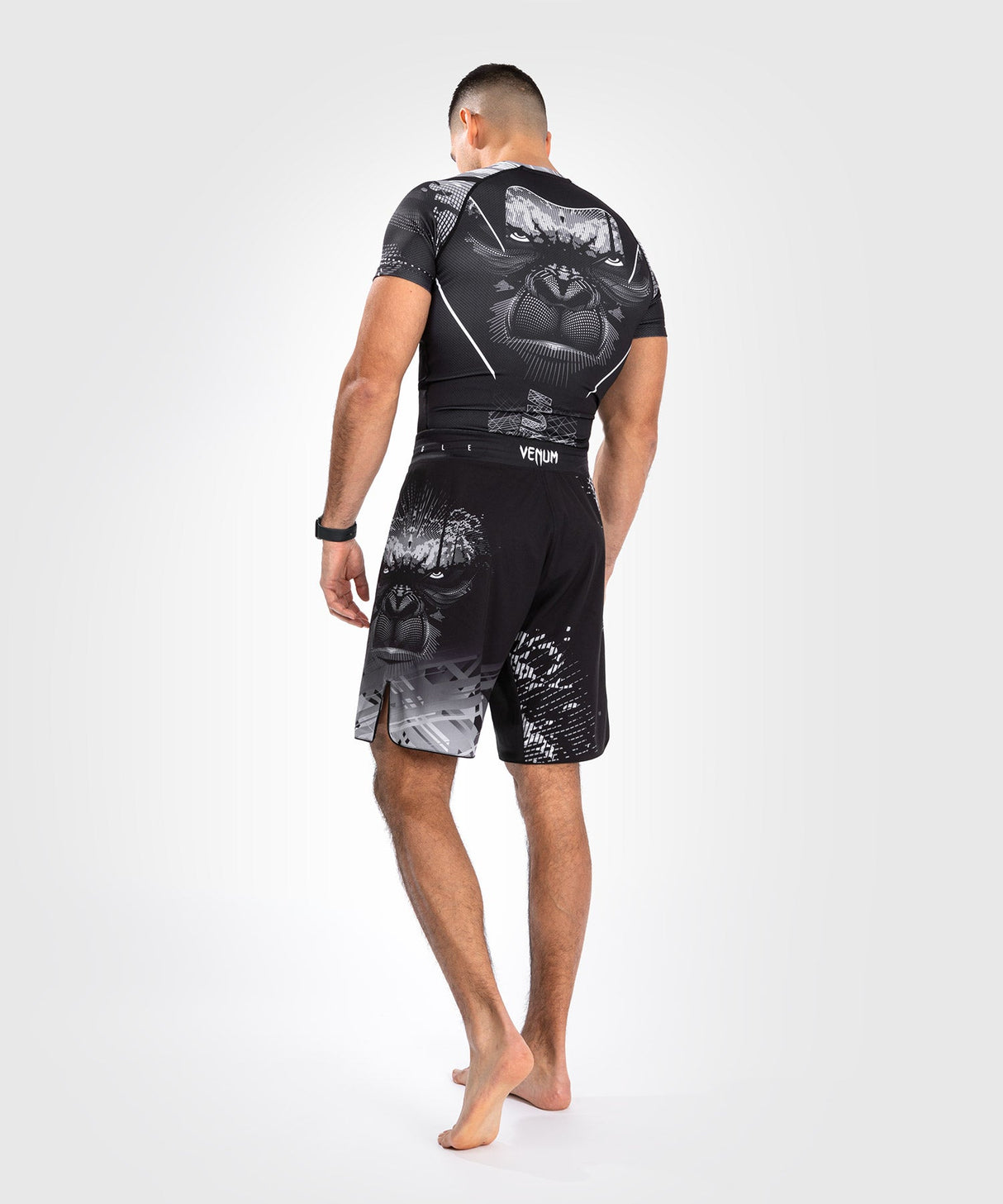 Venum MMA Shorts Gorilla-Schwarz/Weiß, Venum-05080-108