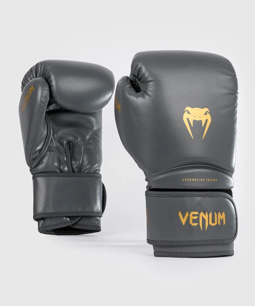 Venum Contender 1.5 Boxing Gloves – Grey/Gold