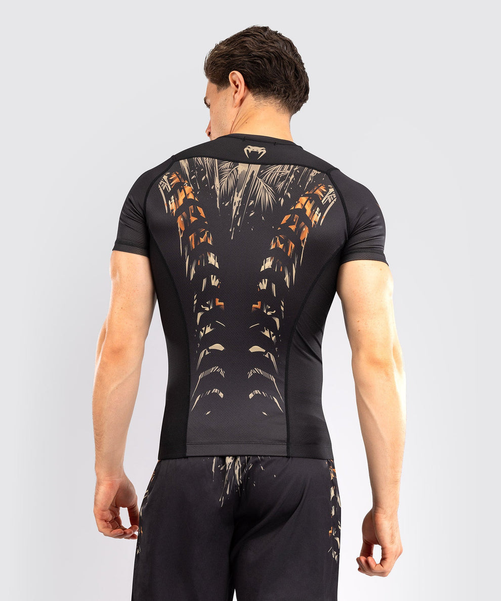 Rashguard de manga corta Tiger Venum-Negro, Venum-05340-117