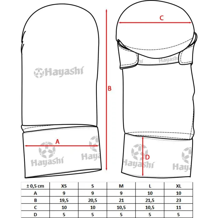 Hayashi Karate Tsuki WKF - Red, 237-4n