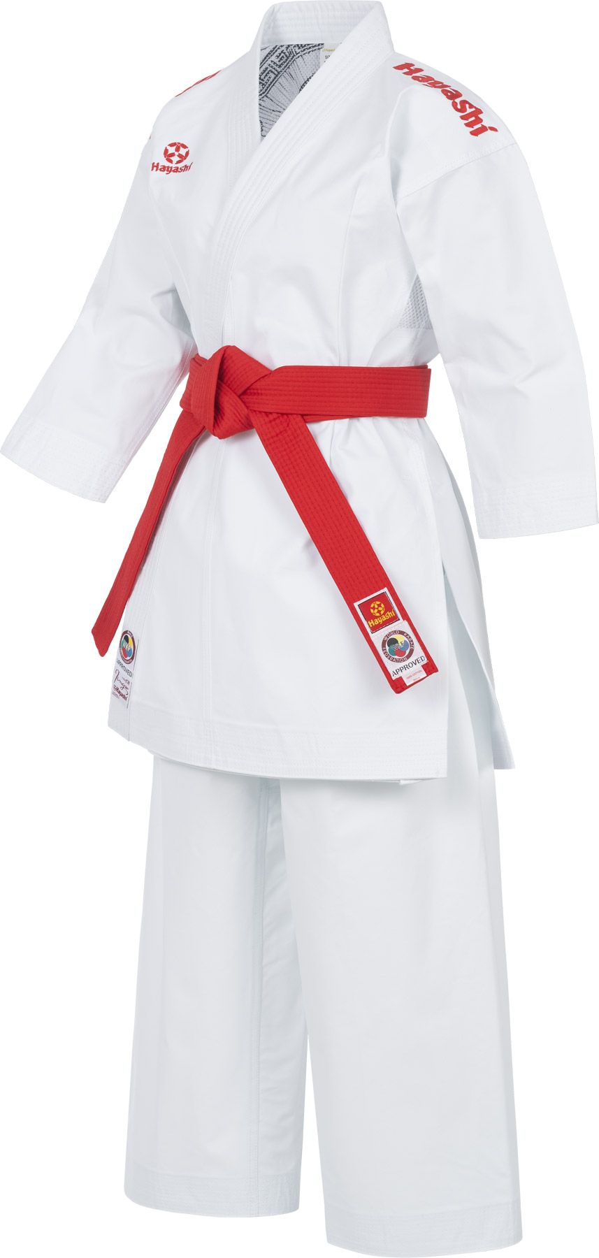 Karate Gi Jingu with red embroidery -0292-14