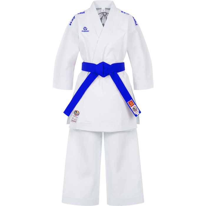 Karate Gi Jingu with blue embroidery -0292-16