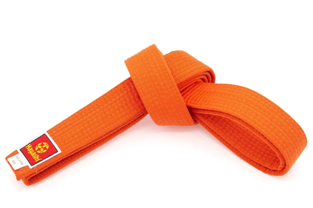 Cinturón de karate Hayashi - naranja, 050-32