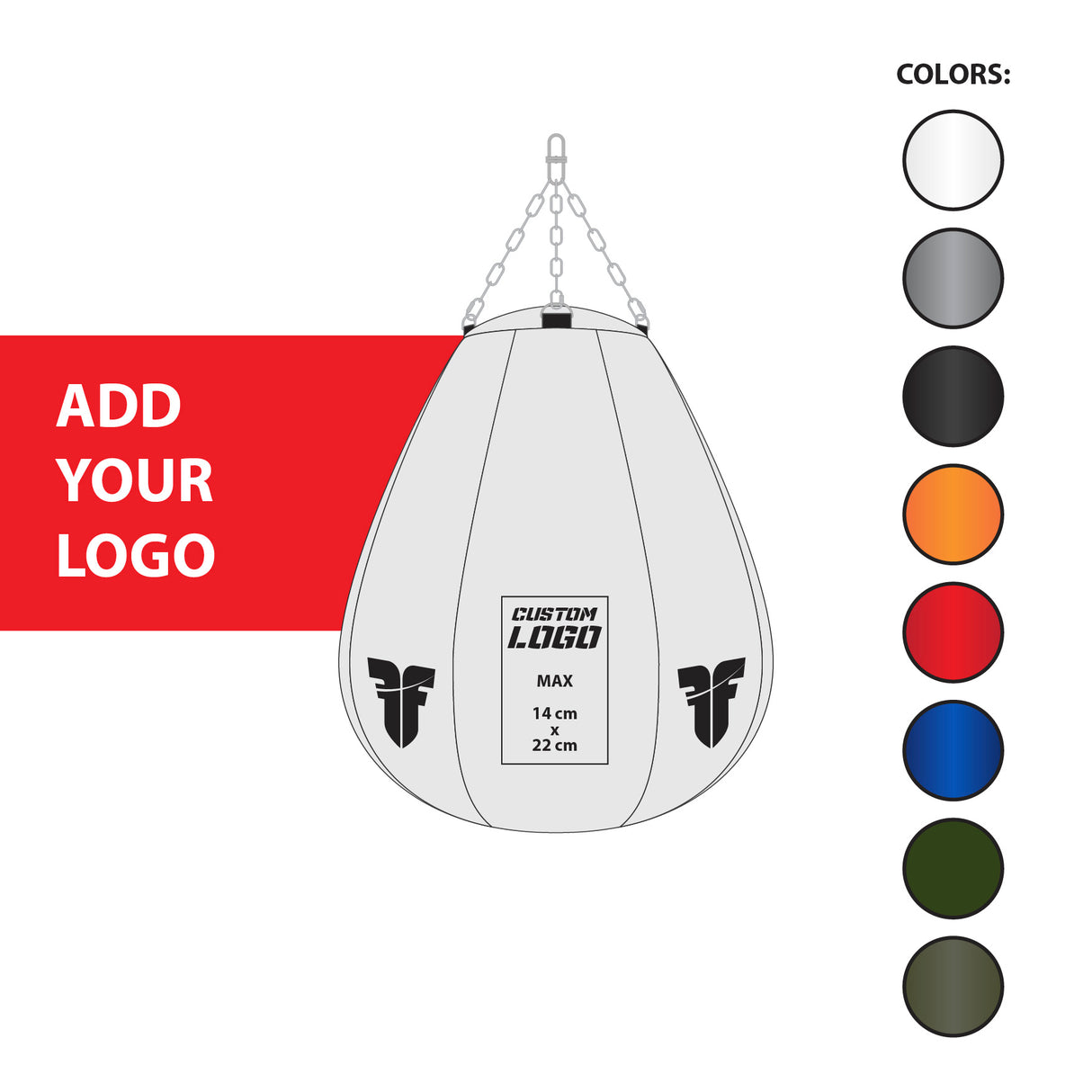 Fighter Professional Speed Bag - Custom logo
