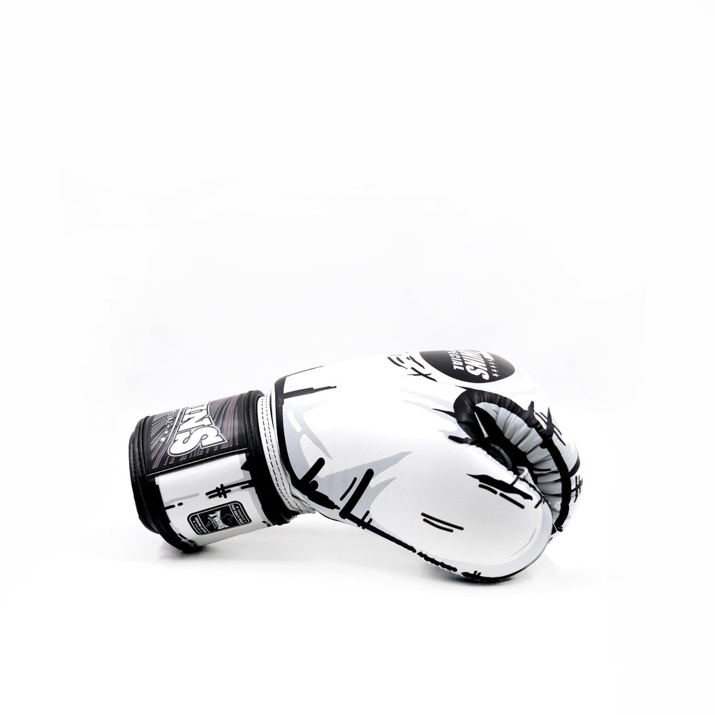 Gants de boxe Twins Fantasy 3 - Blanc/Noir, FBGVL 4