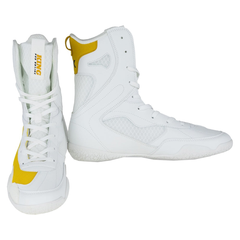 KING boxing shoes Apex Pro 2 – white/gold
