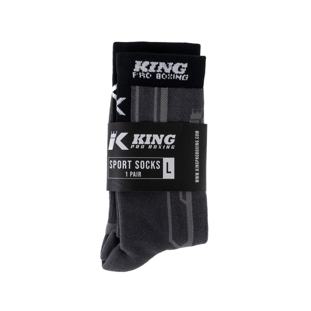 King Apex Socks for 1 – Black/Grey