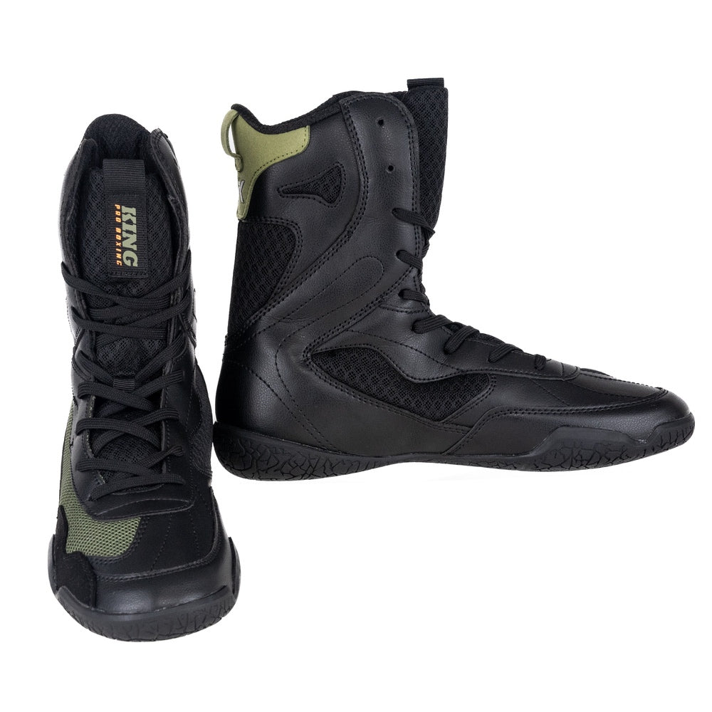 KING Boxschuhe Apex Pro 3 – Schwarz/Khaki