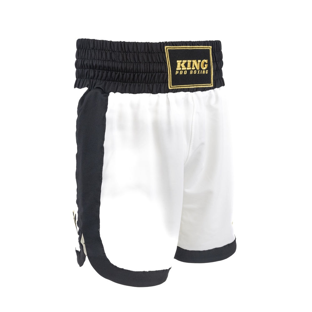 King Apex Pro 2 Boxing Shorts – White/Black