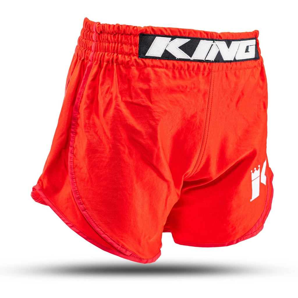 King Pro Boxing Premium Sports Shorts - red, KPB-TRUNK-RD
