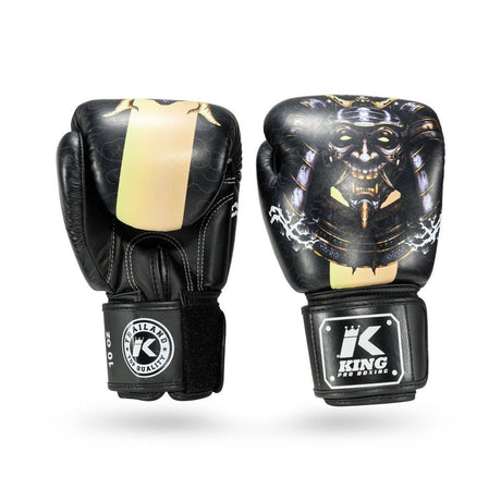 King Guantes de boxeo Pro Boxing Hatamoto - Negro/Rojo, KPB/BG Hatamoto