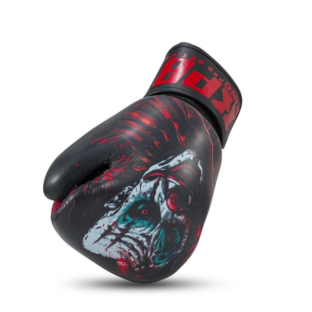King Pro Boxing Boxing Gloves SCARY - black/red, KPB SCARY BG