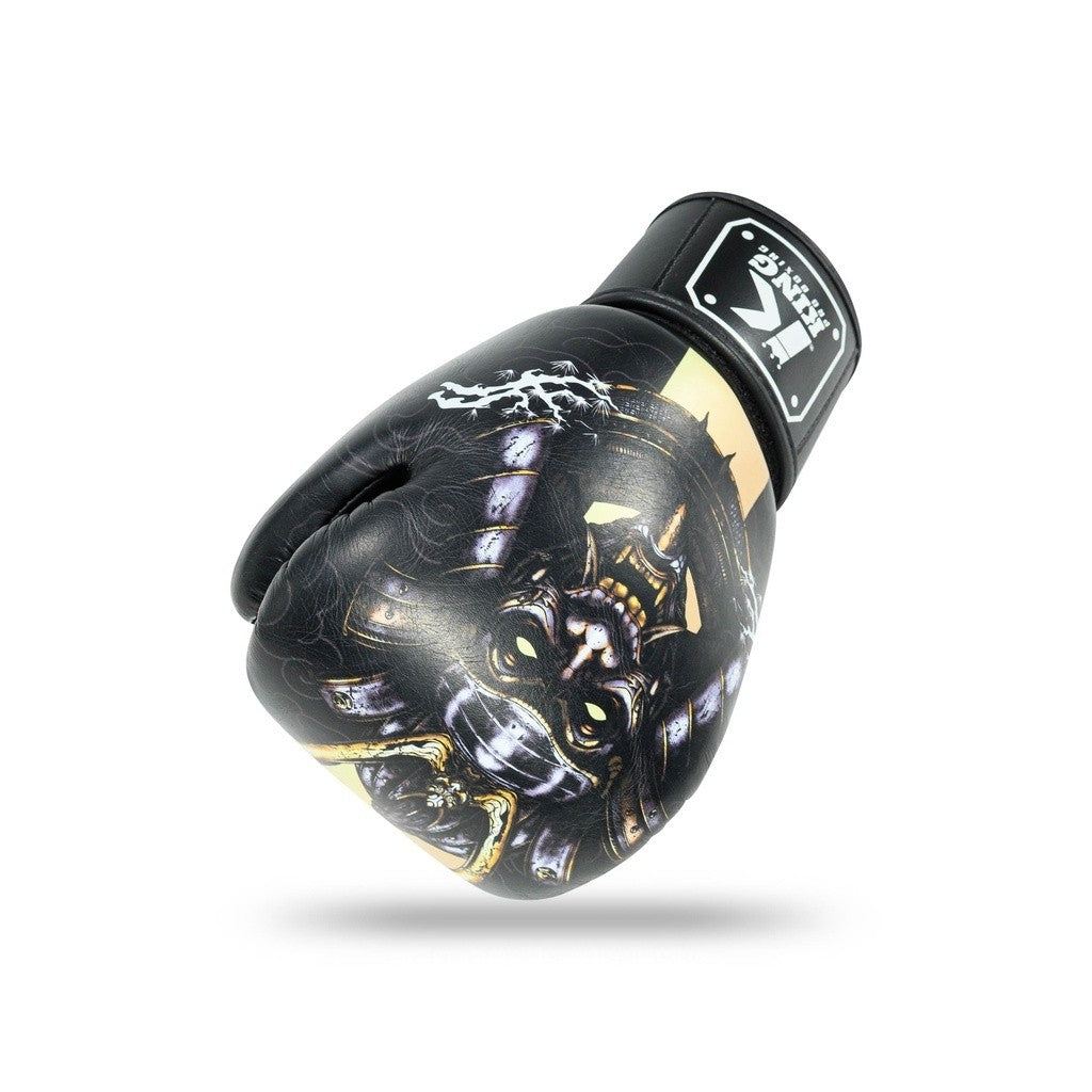 King Guantes de boxeo Pro Boxing Hatamoto - Negro/Rojo, KPB/BG Hatamoto