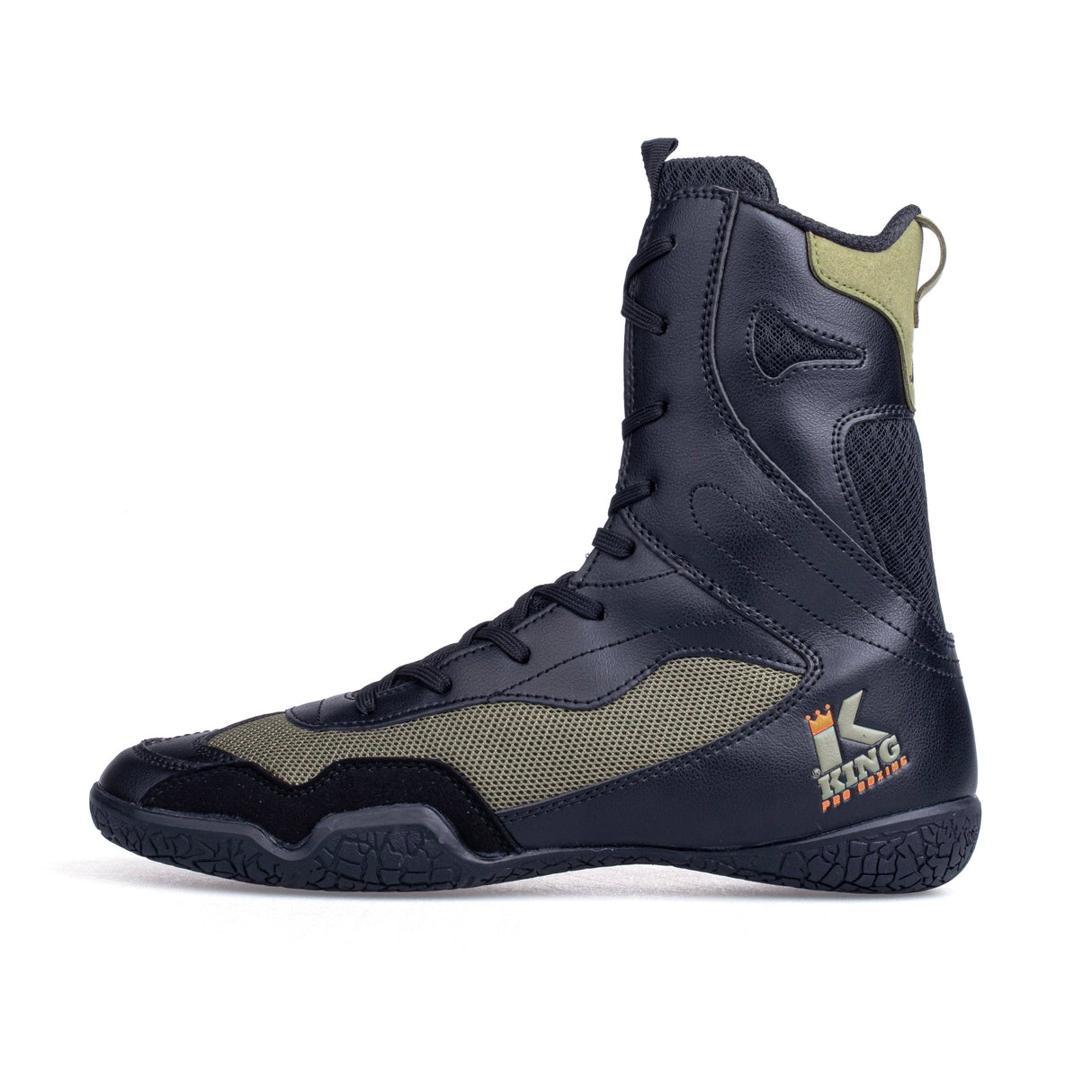KING Boxschuhe Apex Pro 3 – Schwarz/Khaki