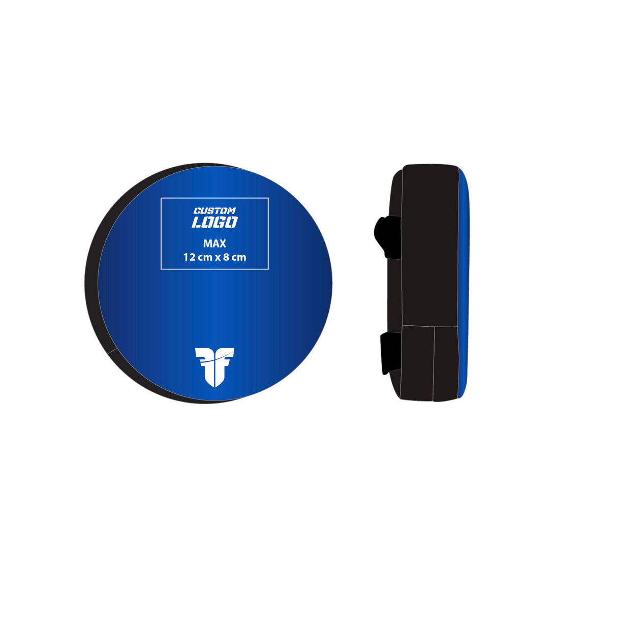 Fighter Small Round Shield - Custom logo