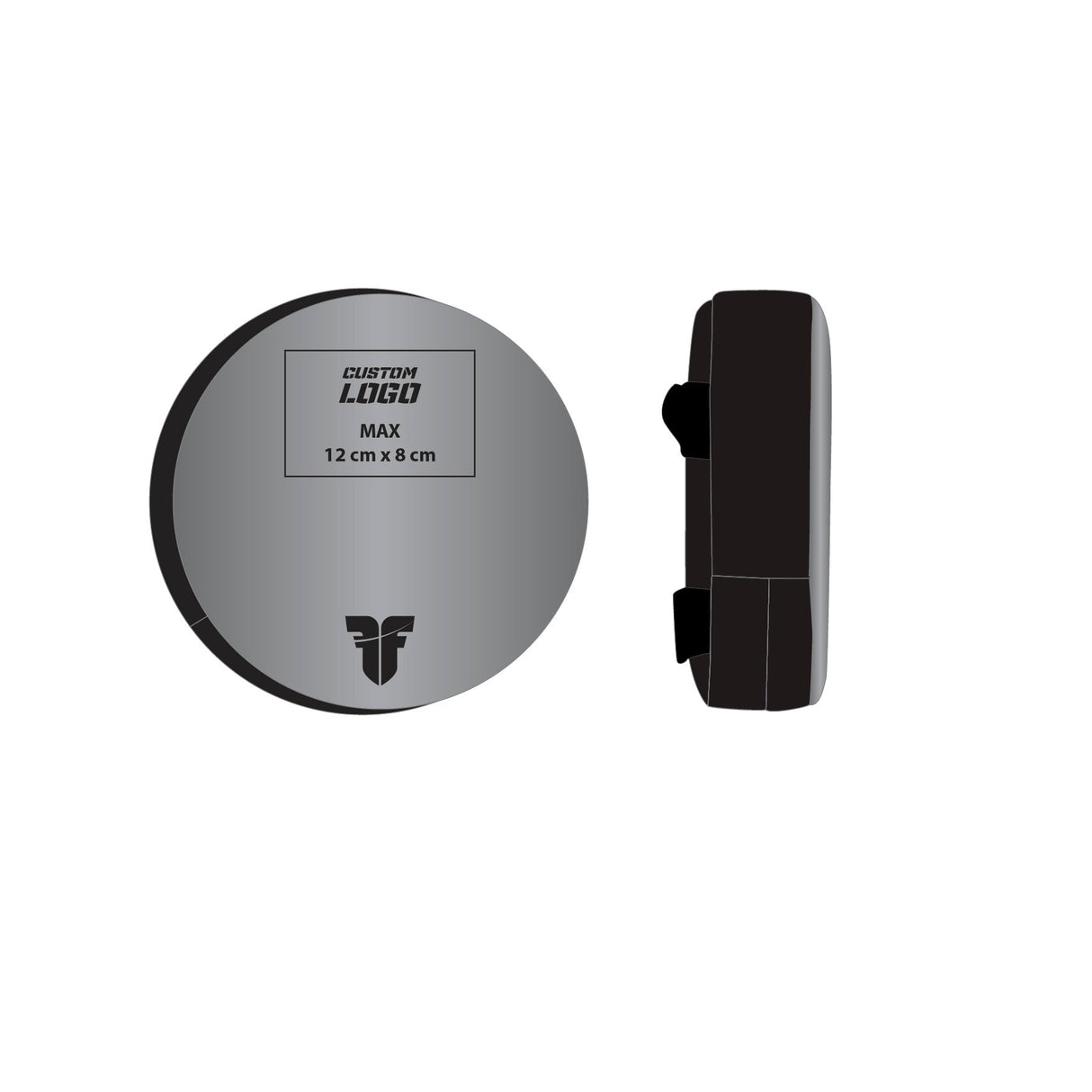 Fighter Small Round Shield - Custom logo