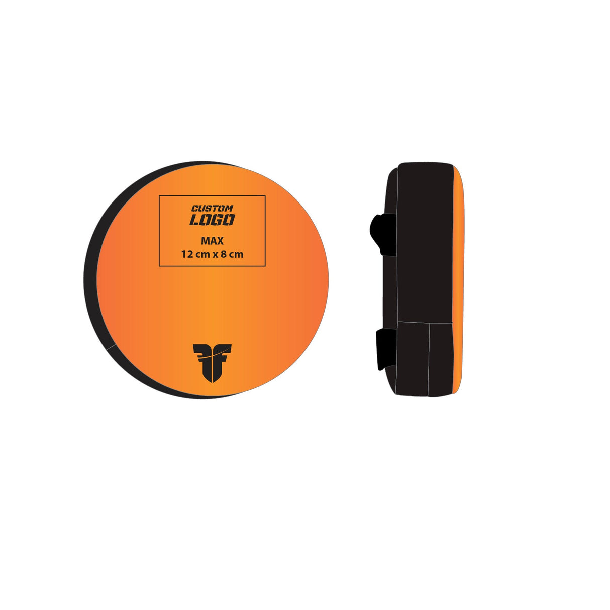 Fighter Small Round Shield - Custom logo