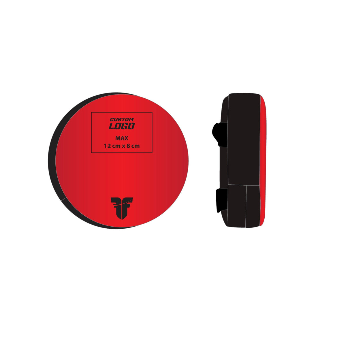 Fighter Small Round Shield - Custom logo