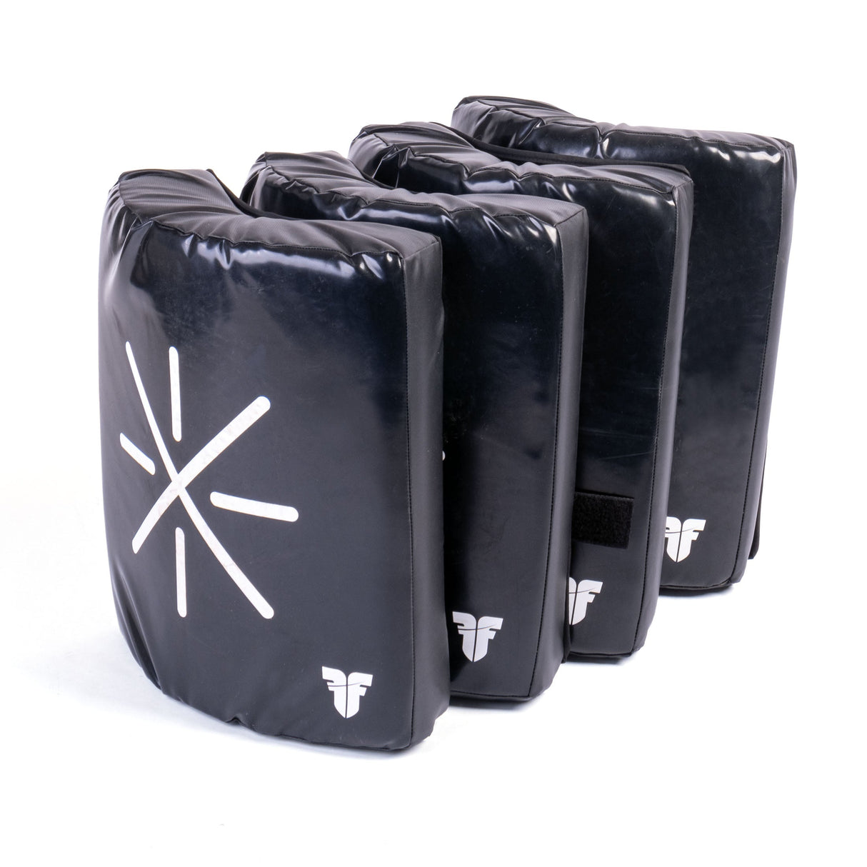 Escudos de entrenamiento de conjunto táctico de combate montado en el árbol: negro, tacset-01