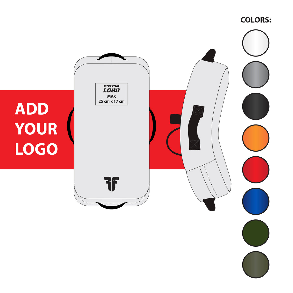 Fighter Shield - MULTI GRIP - Custom logo