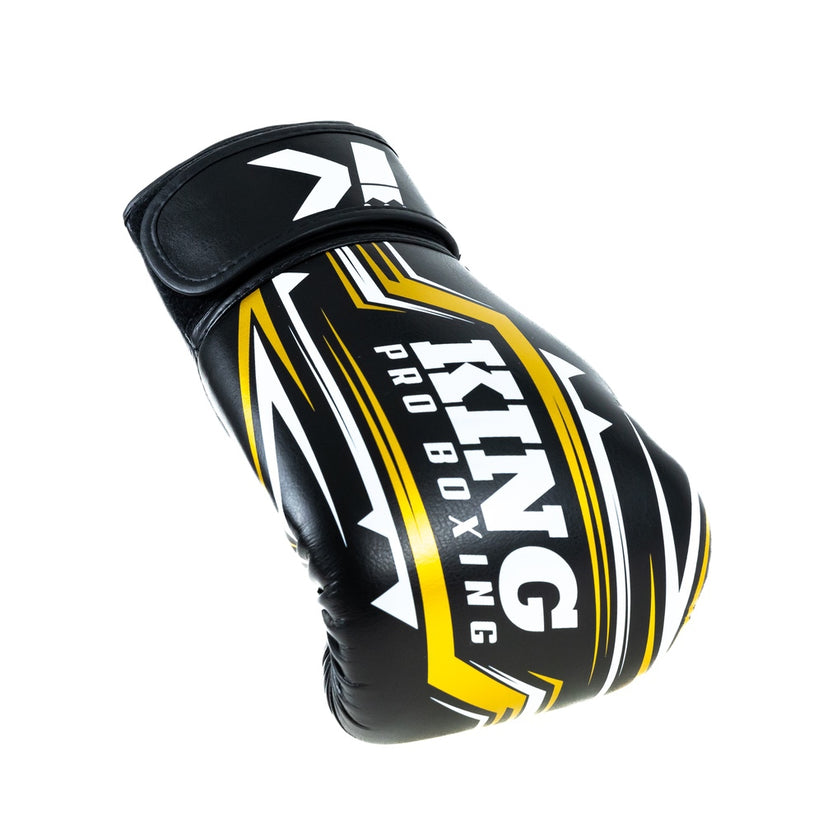 Gants de boxe King Pro Boxing Spartan 3 - noir/or, KPB/BG SPARTAN 3
