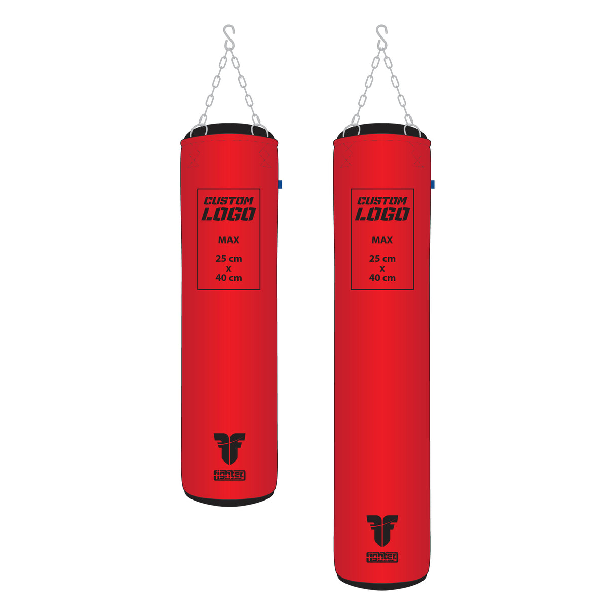 Fighter Boxing Bag Professional - custom logo, 150cm & 180cm; diameter 36cm