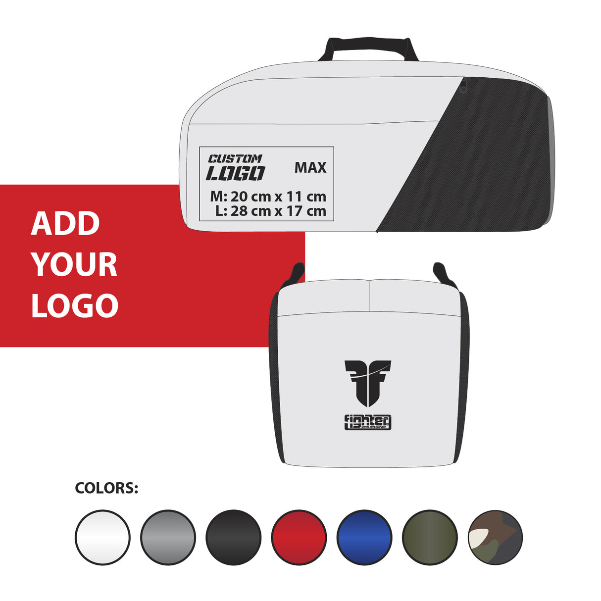 Fighter Sports Bag/Backpack - Custom logo