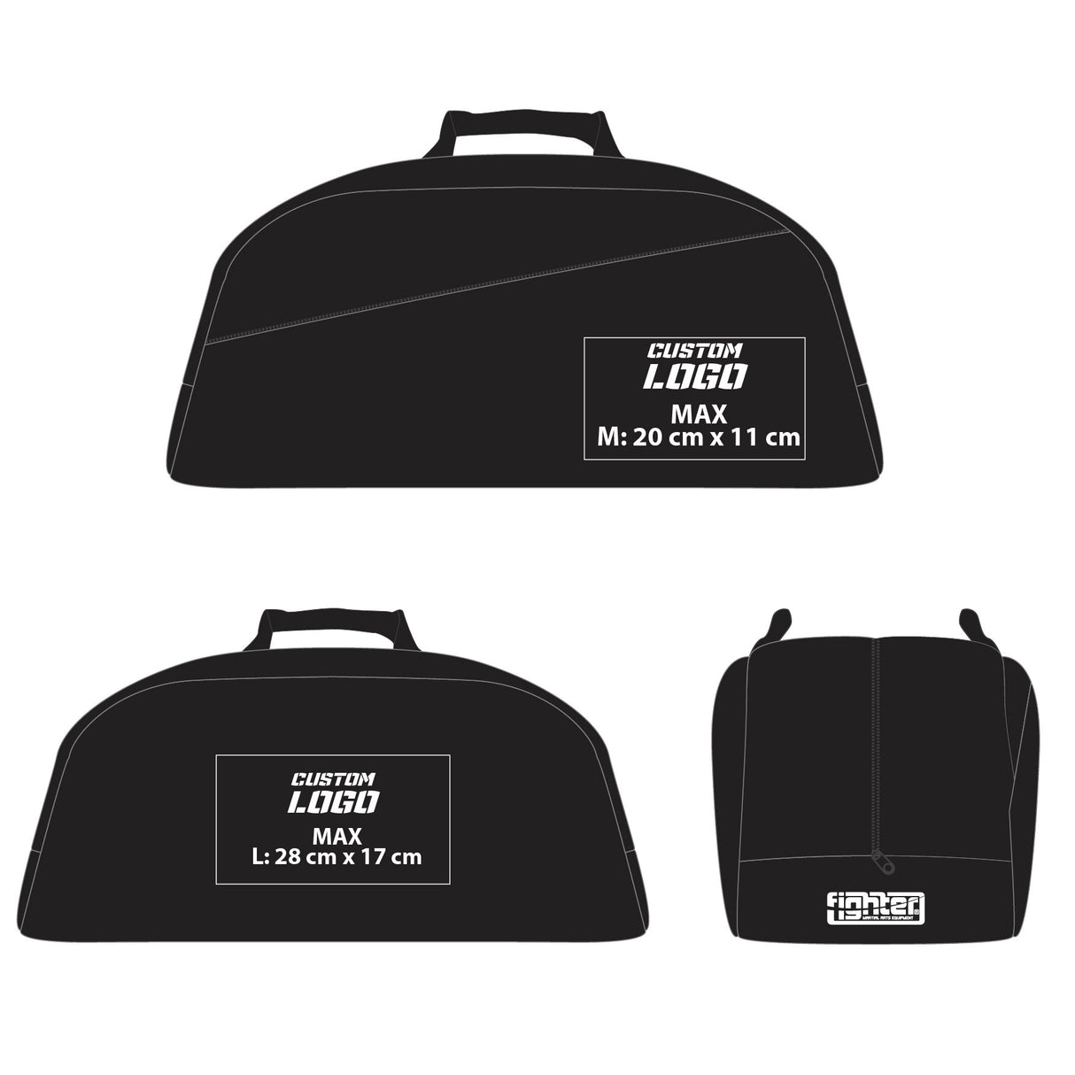 Fighter GYM Sports Bag - Custom logo