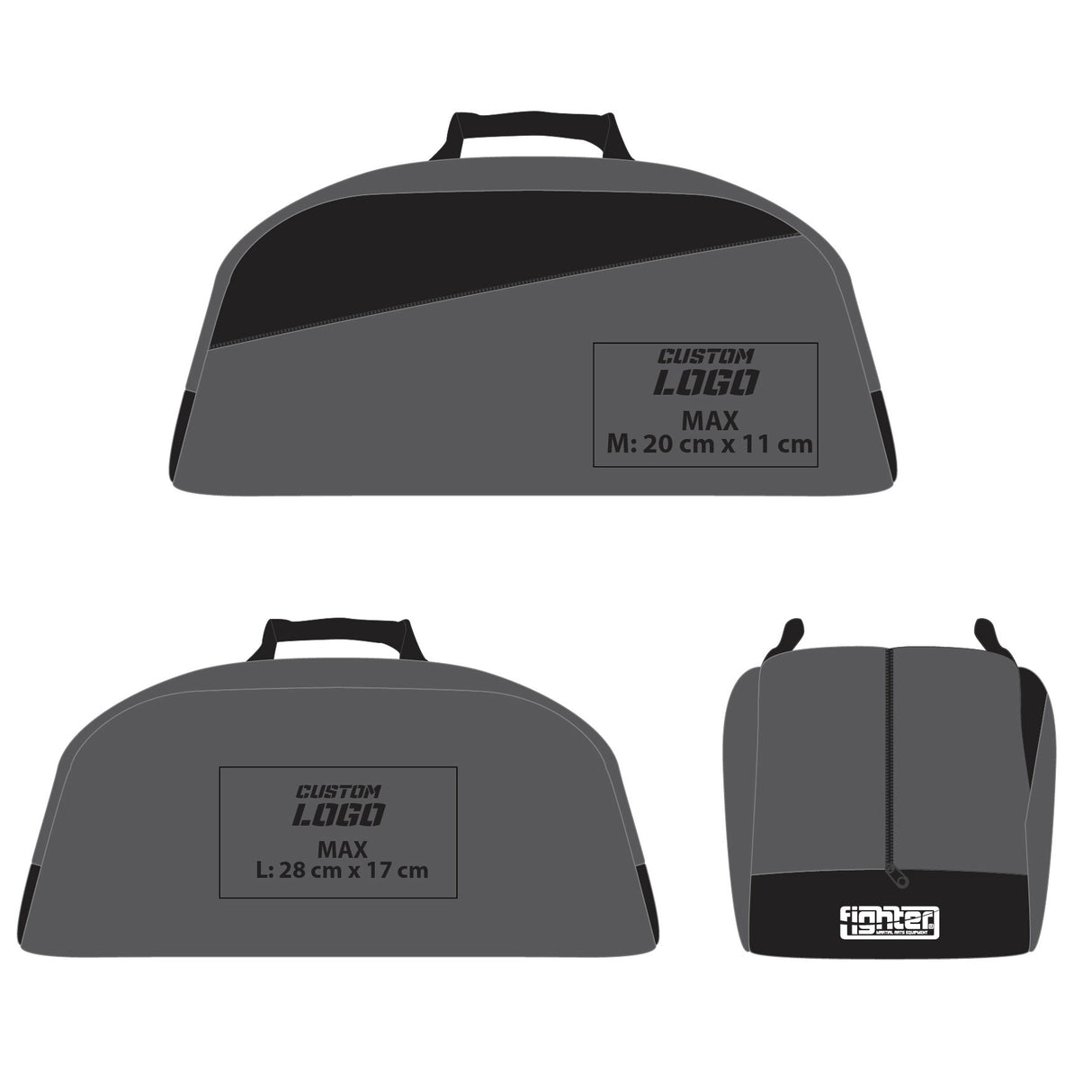 Fighter GYM Sports Bag - Custom logo