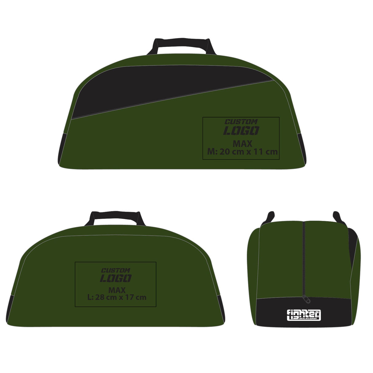 Fighter GYM Sports Bag - Custom logo