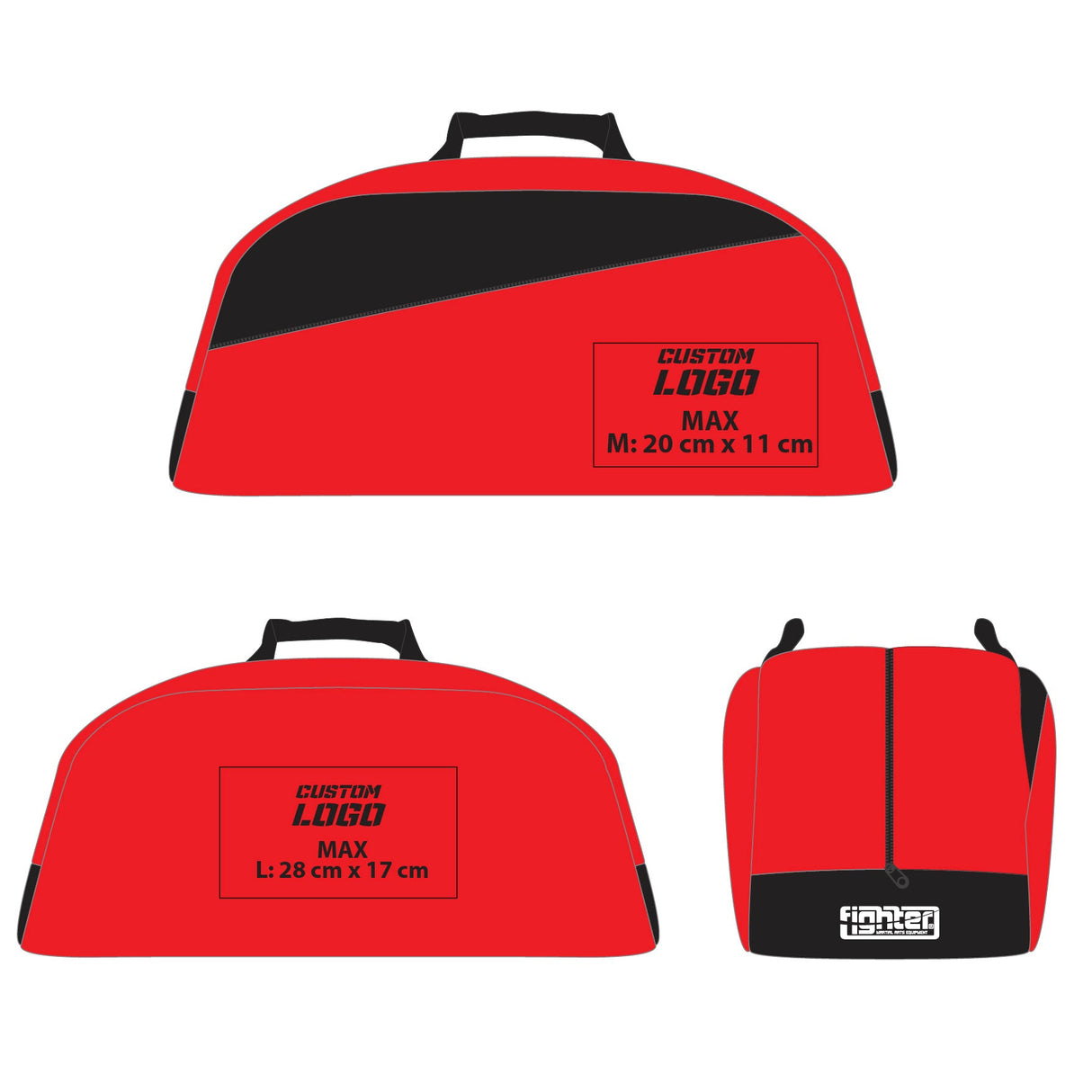 Fighter GYM Sports Bag - Custom logo