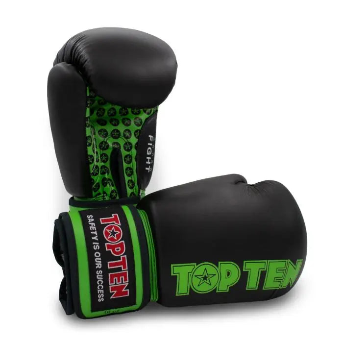 Top Ten Gloves Fight - Negro/Verde, 20661-59