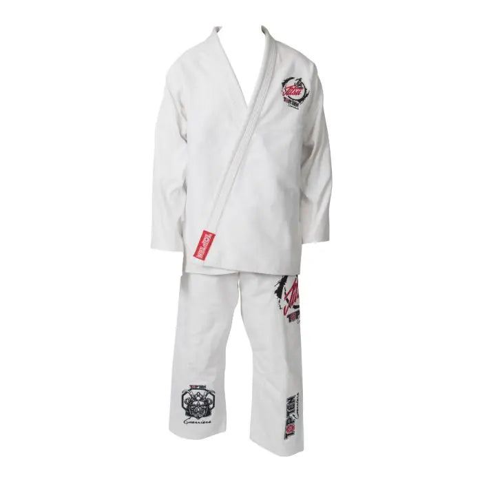 TOP TEN Brazilian Jiu-Jitsu Uniform „Guerriero“ – weiß, 15122