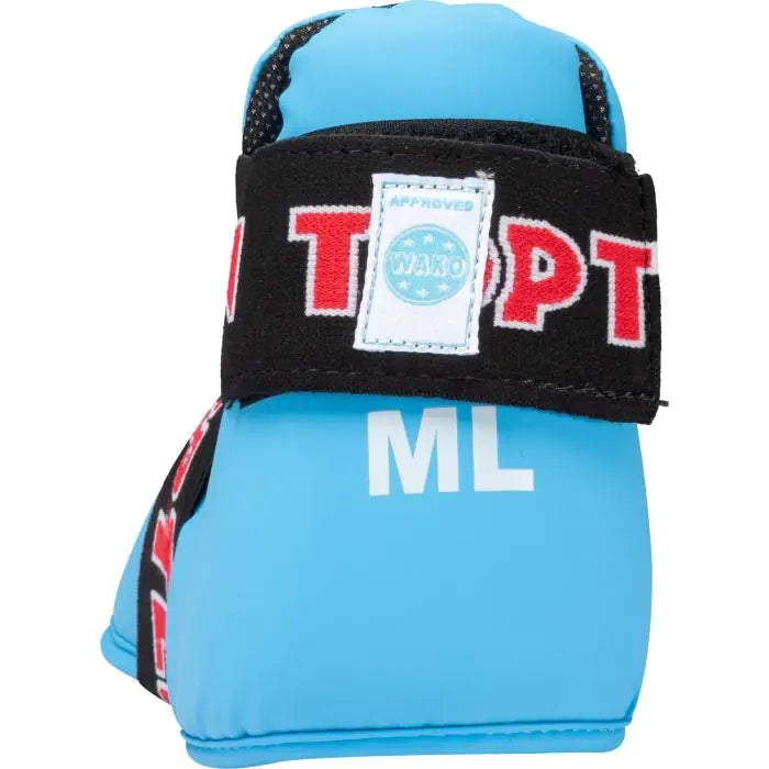 Top Ten des protège-pieds brillants SuperLight avec logo WAKO - bleu clair, 3067-660