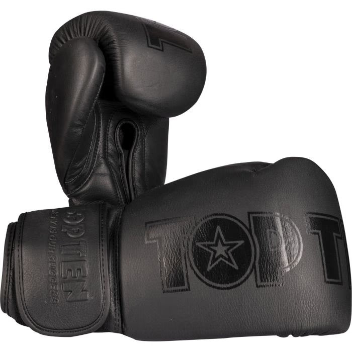 TOP TEN Boxing Gloves Black Edition, 2516-99