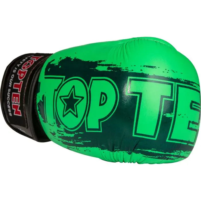 Gants de boxe TOP TEN Power Ink - vert, 20662-50