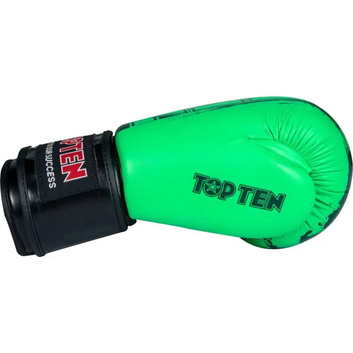 Gants de boxe TOP TEN Power Ink - vert, 20662-50