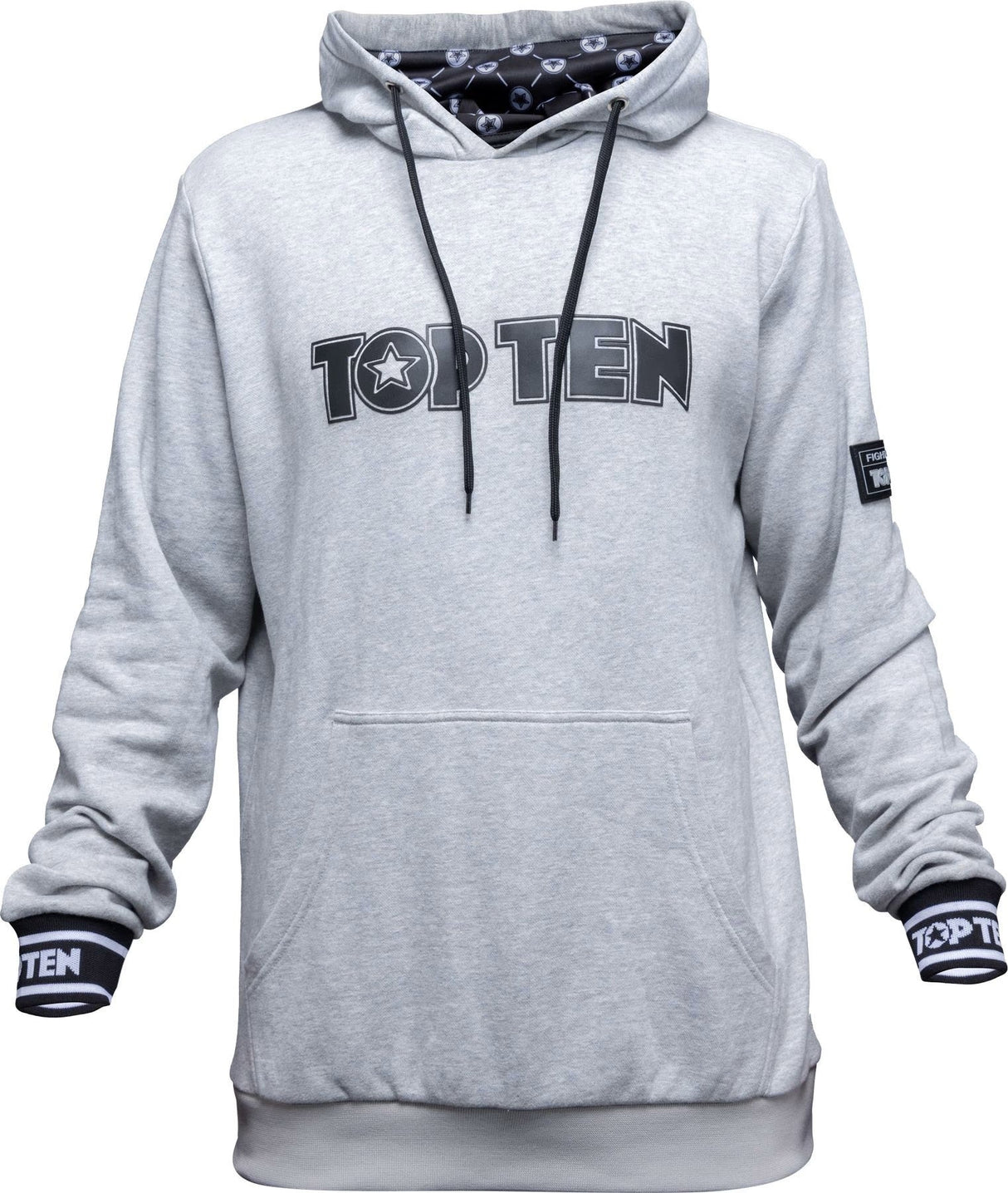 Top Ten "Fight Club" Hoodie, gray - 19133-1