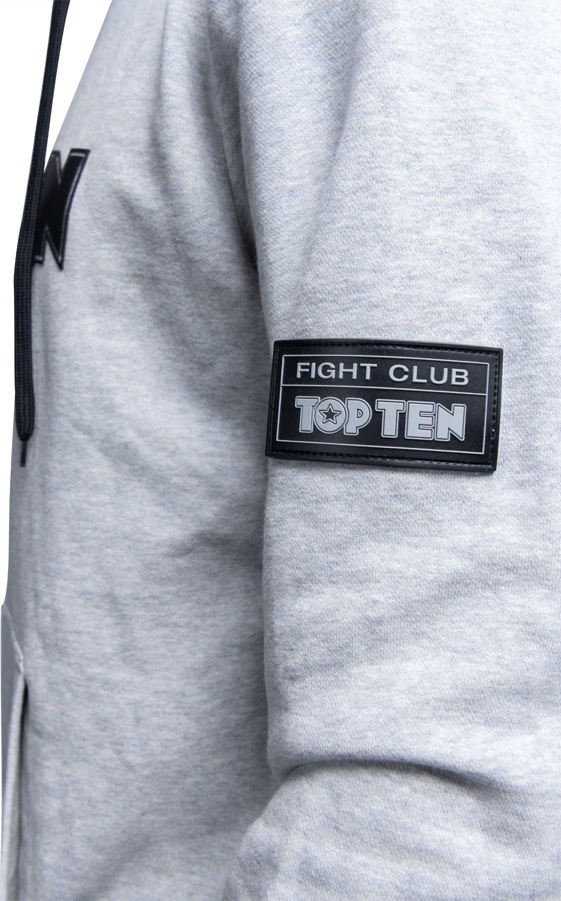 Top Ten "Fight Club" Hoodie, gray - 19133-1
