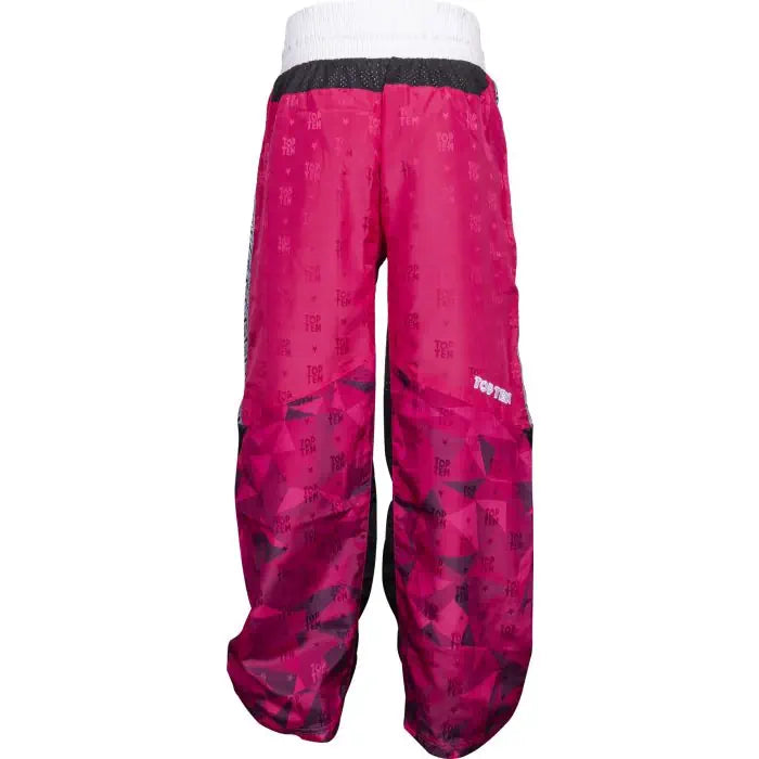 Pantalon de kickboxing Top Ten Prism - rose, P1607-71