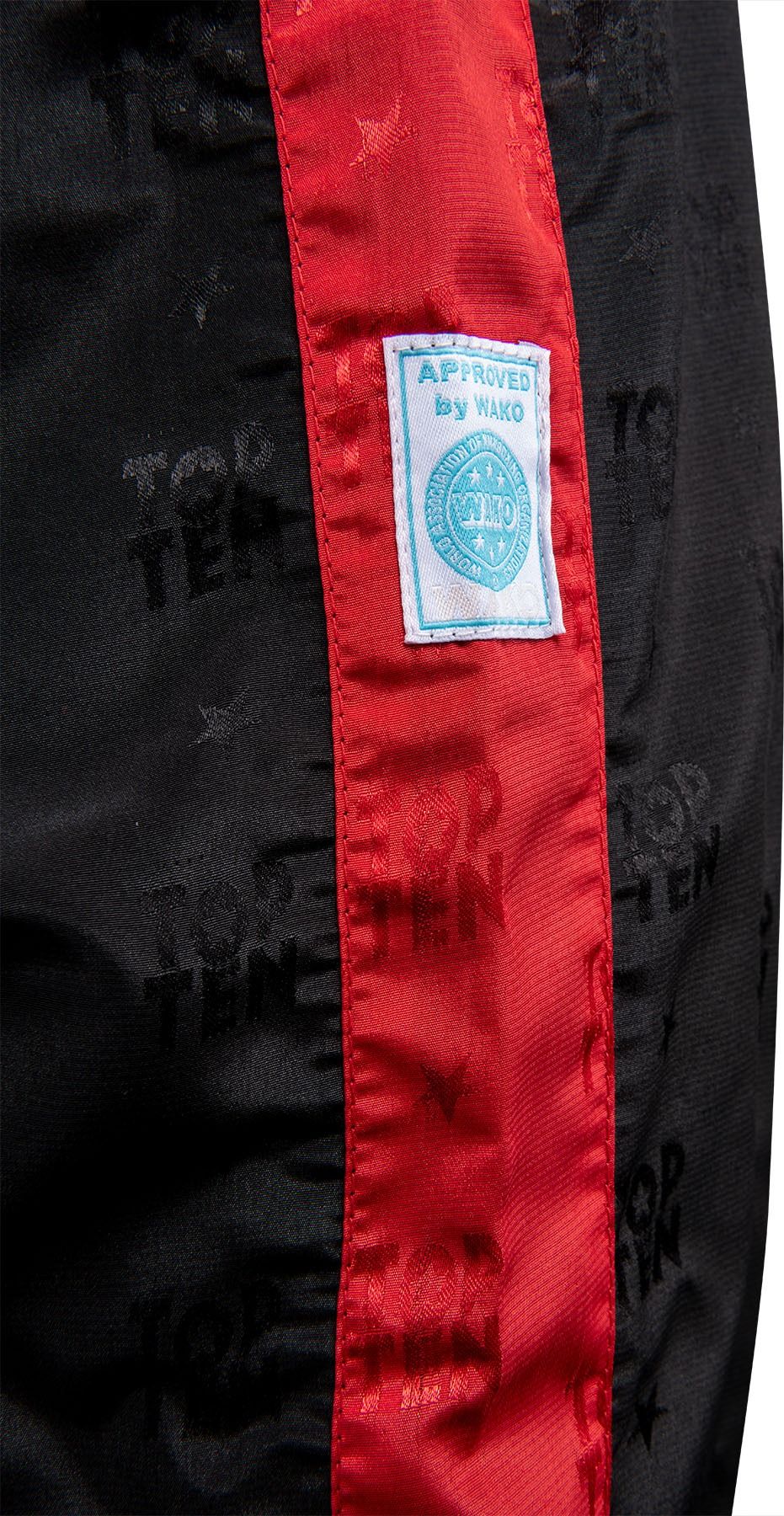 Top Ten Classic Pants – Black/Red, 1610-9