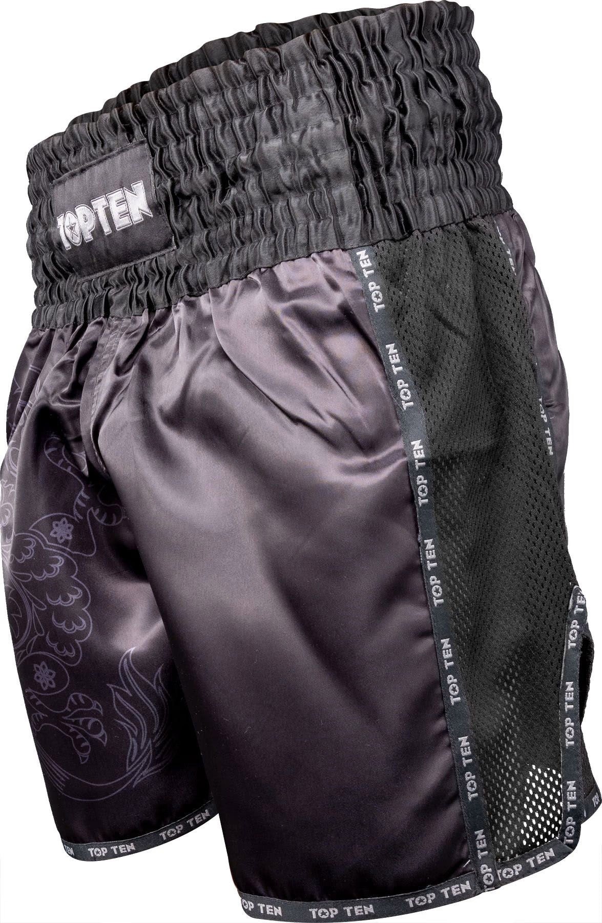 Top Ten kickboxing shorts “Dragon” – black, 18662-99