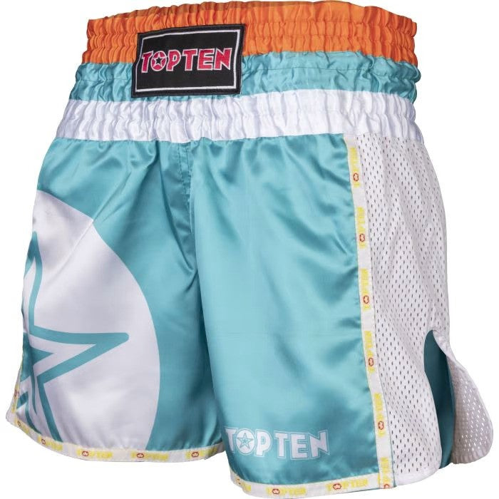TOP TEN Star shorts WAKO approved – green, 1864-5