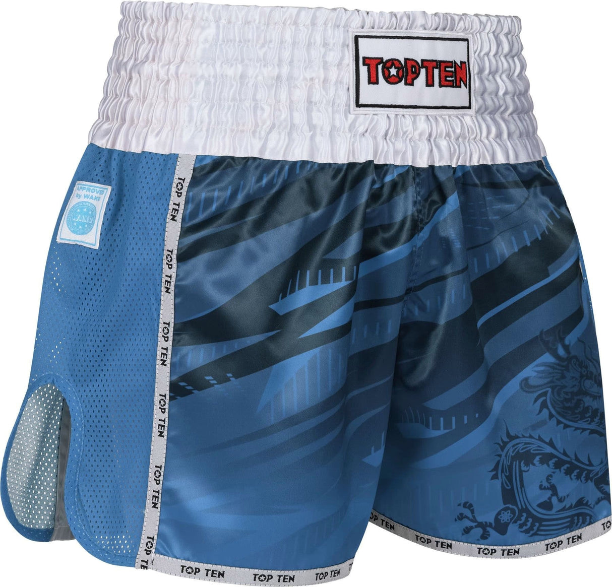 Top TOP TEN Star shorts WAKO approved – blue, 1864-6