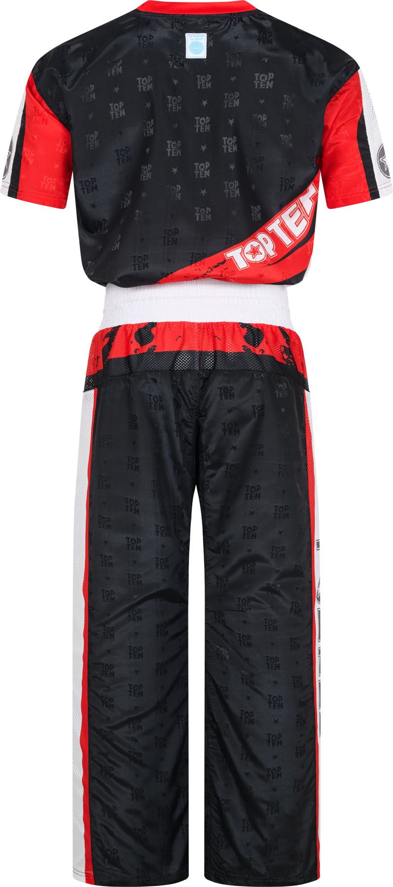 Top Ten Urban Arts Uniforme - Negro/Rojo, 16814-94